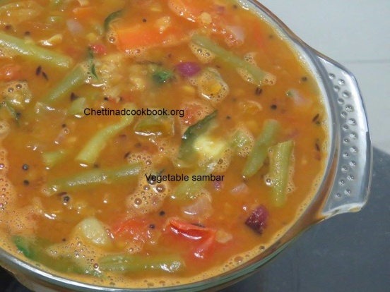 vegetable sambar
